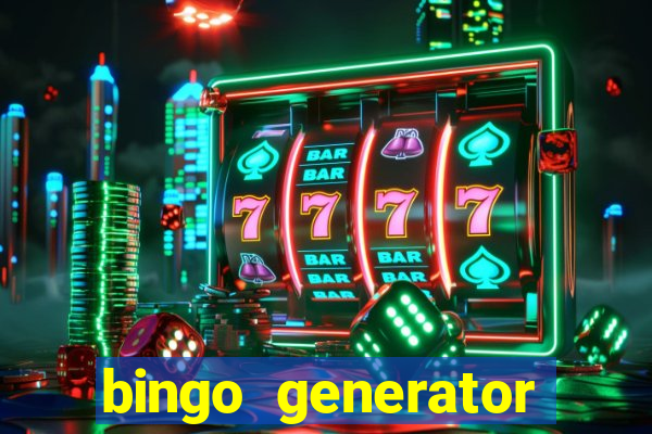 bingo generator with images