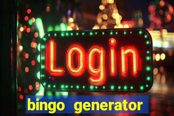 bingo generator with images