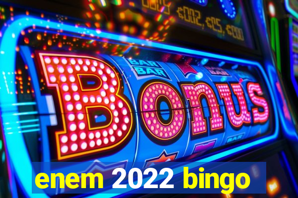 enem 2022 bingo