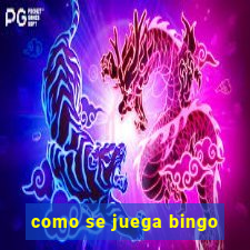 como se juega bingo