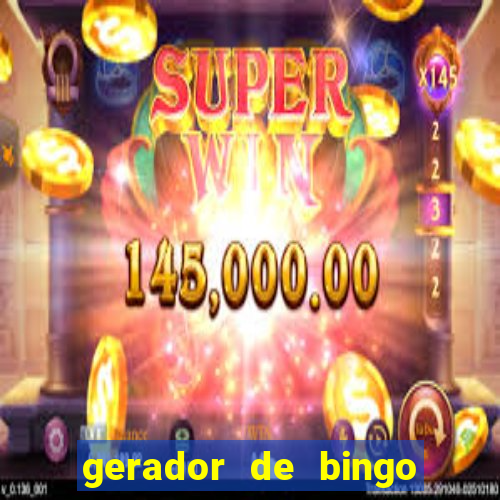 gerador de bingo cha de bebe