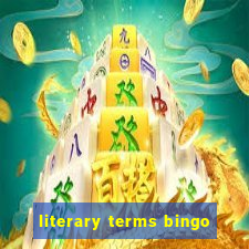 literary terms bingo