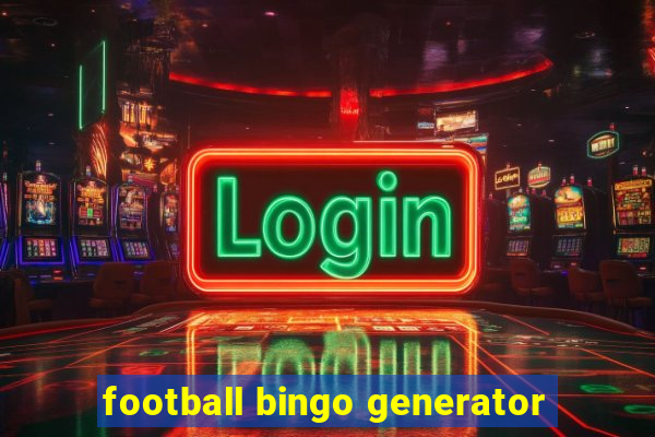 football bingo generator