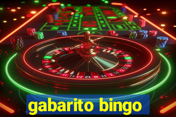 gabarito bingo