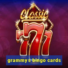 grammys bingo cards