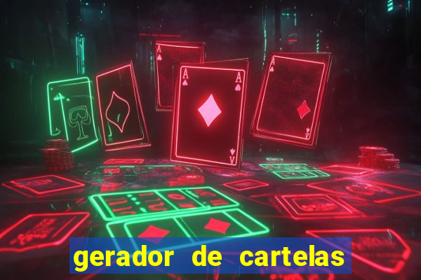 gerador de cartelas de bingo 1 a 99