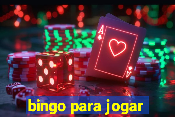 bingo para jogar