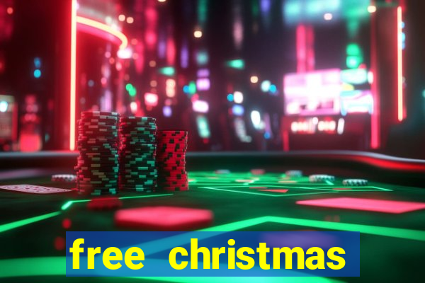 free christmas bingo cards