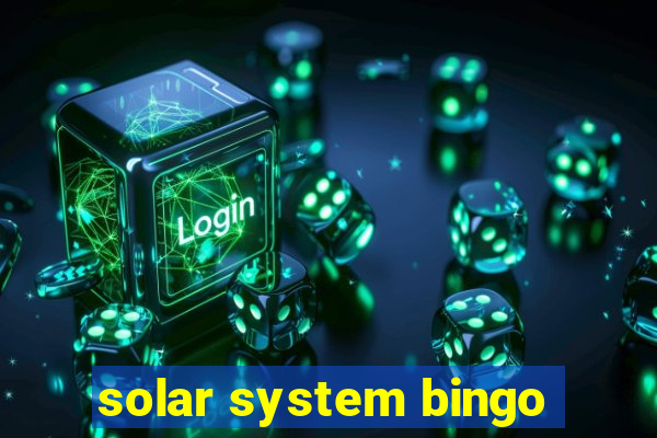 solar system bingo