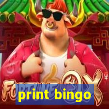 print bingo