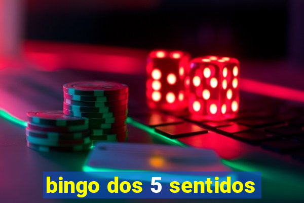 bingo dos 5 sentidos