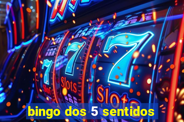 bingo dos 5 sentidos