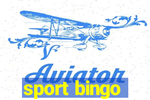 sport bingo