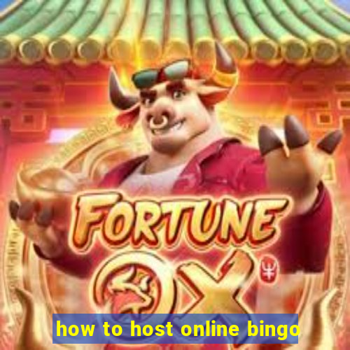 how to host online bingo