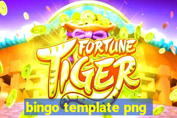 bingo template png