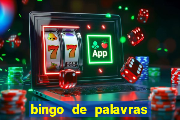 bingo de palavras de natal