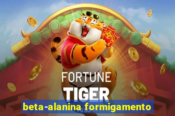 beta-alanina formigamento