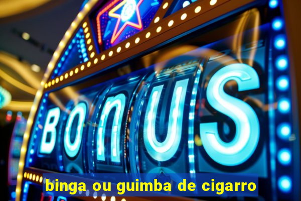 binga ou guimba de cigarro