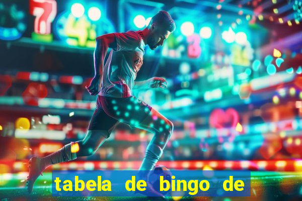 tabela de bingo de 1 a 100