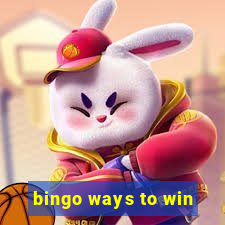 bingo ways to win