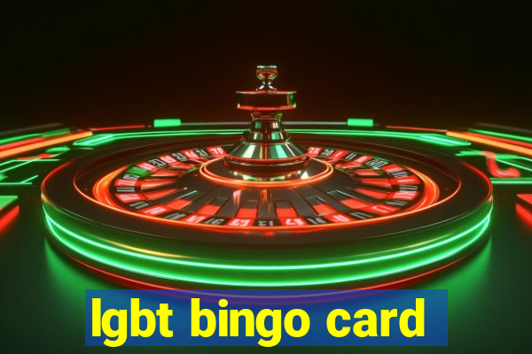 lgbt bingo card