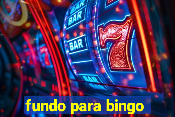 fundo para bingo