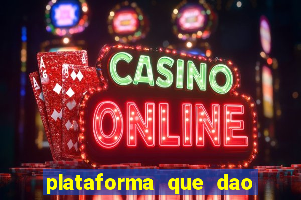 plataforma que dao bonus para jogar