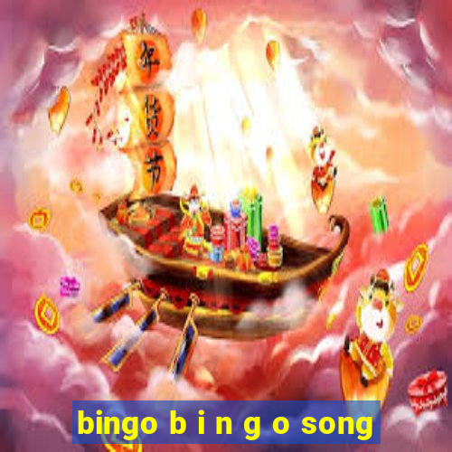 bingo b i n g o song