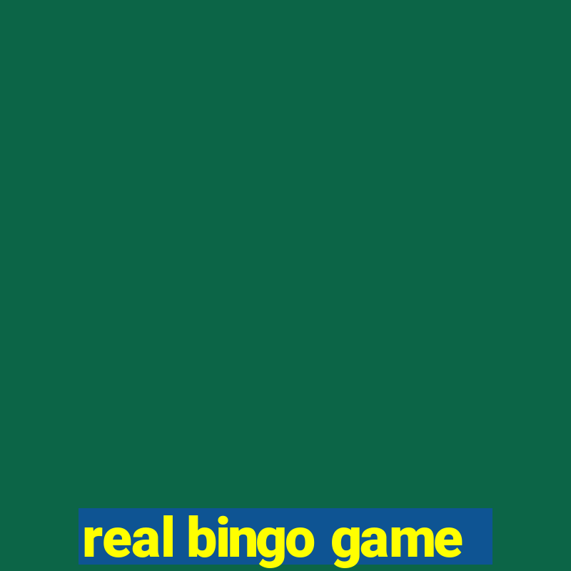 real bingo game