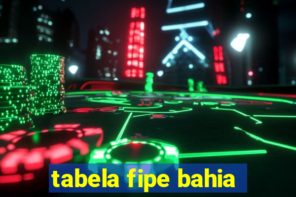 tabela fipe bahia